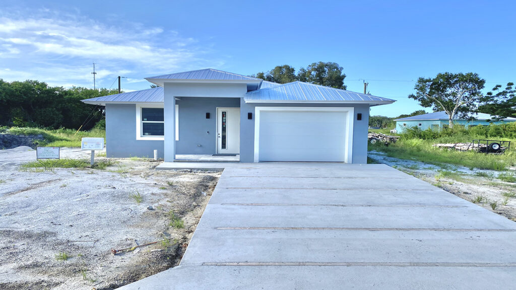 Concrete Drive Poured For A single family home construction project